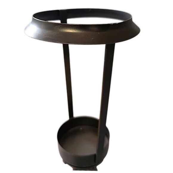 PartyLite Paris Retro Candle Holder Lamp Tealight Votive Vintage Amber Glass - Picture 6 of 16